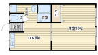 茨木市永代町の賃貸物件間取画像