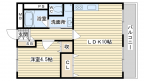 茨木市中穂積の賃貸物件間取画像