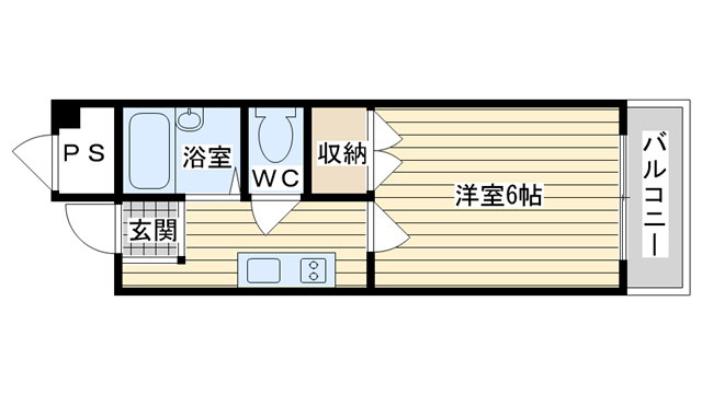 茨木市舟木町の賃貸物件間取画像