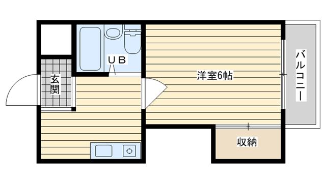 茨木市西田中町の賃貸物件間取画像