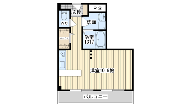 茨木市主原町の賃貸物件間取画像