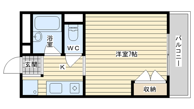 茨木市双葉町の賃貸物件間取画像