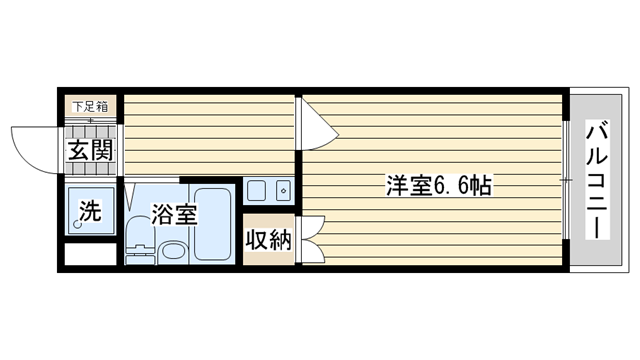 茨木市舟木町の賃貸物件間取画像