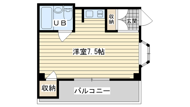 茨木市中津町の賃貸物件間取画像