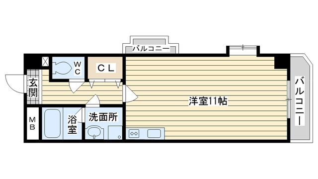 茨木市沢良宜西の賃貸物件間取画像