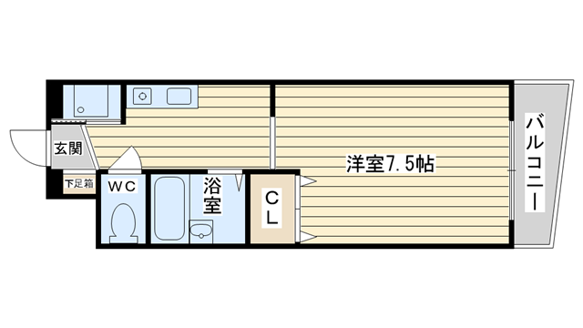 茨木市下穂積の賃貸物件間取画像