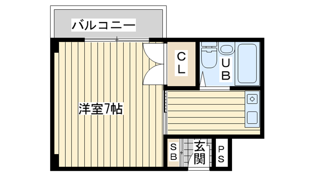 茨木市耳原の賃貸物件間取画像