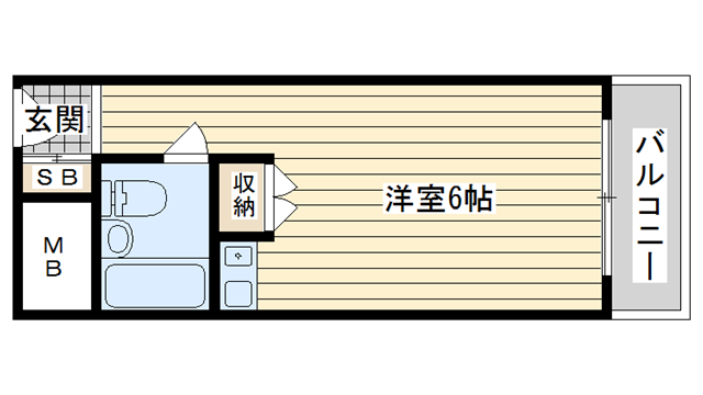 茨木市別院町の賃貸物件間取画像