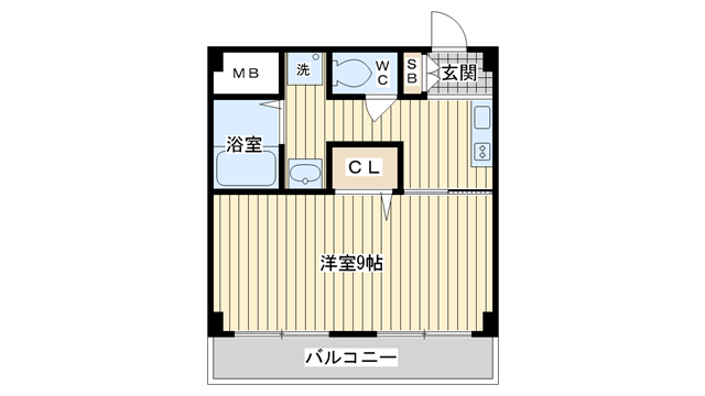 茨木市南春日丘の賃貸物件間取画像