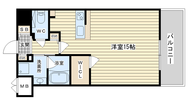 茨木市春日の賃貸物件間取画像