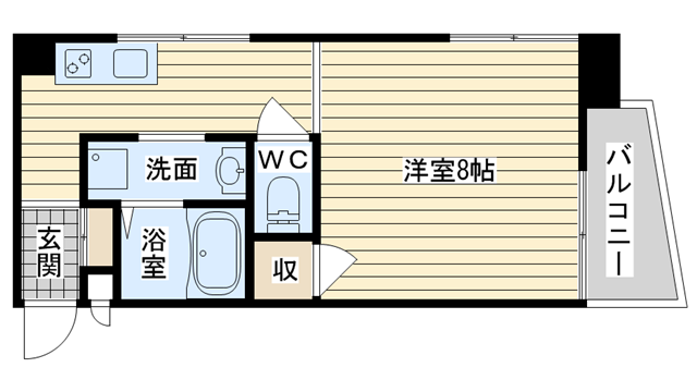 茨木市元町の賃貸物件間取画像