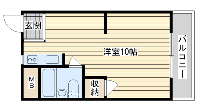 茨木市戸伏町の賃貸物件間取画像