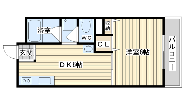 茨木市竹橋町の賃貸物件間取画像