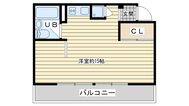 茨木市大手町の賃貸物件間取画像