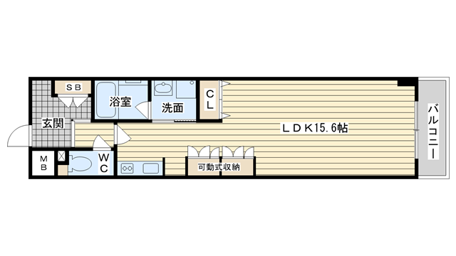 茨木市上中条の賃貸物件間取画像