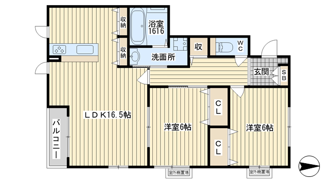 茨木市太田の賃貸物件間取画像