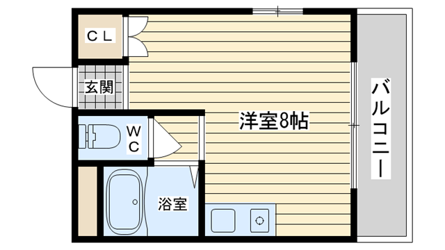 茨木市大住町の賃貸物件間取画像