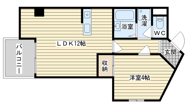 茨木市奈良町の賃貸物件間取画像