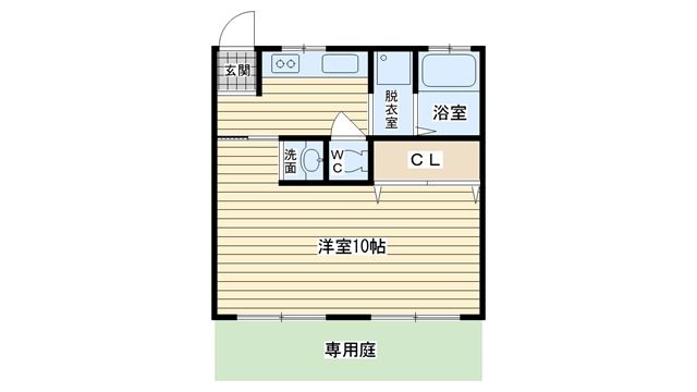 茨木市総持寺の賃貸物件間取画像