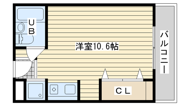 茨木市春日の賃貸物件間取画像