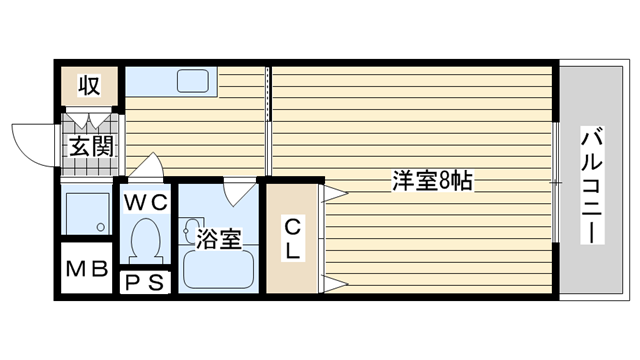 茨木市庄の賃貸物件間取画像