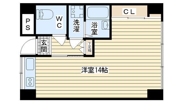 茨木市舟木町の賃貸物件間取画像