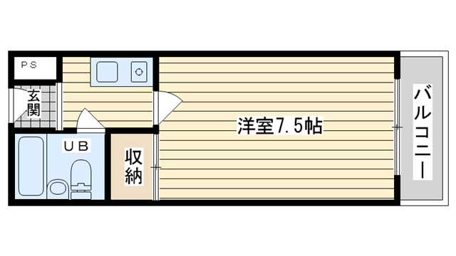 茨木市大池の賃貸物件間取画像