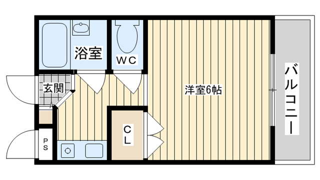 茨木市鮎川の賃貸物件間取画像