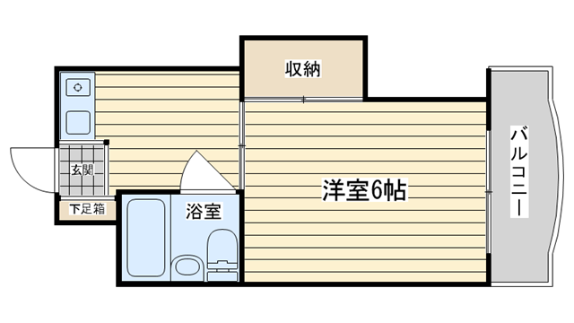 茨木市庄の賃貸物件間取画像