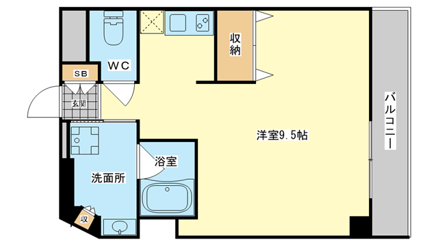 茨木市若草町の賃貸物件間取画像