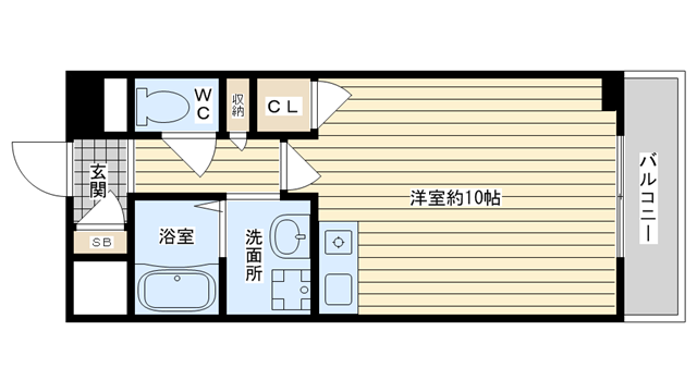 茨木市新庄町の賃貸物件間取画像