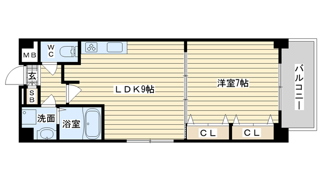 茨木市沢良宜西の賃貸物件間取画像