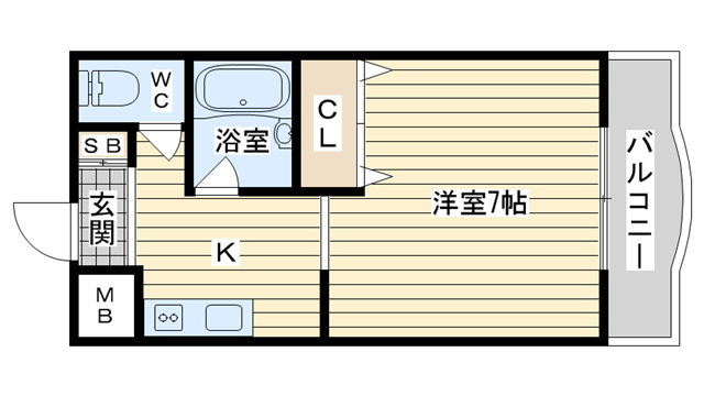 茨木市橋の内の賃貸物件間取画像