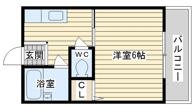 茨木市舟木町の賃貸物件間取画像