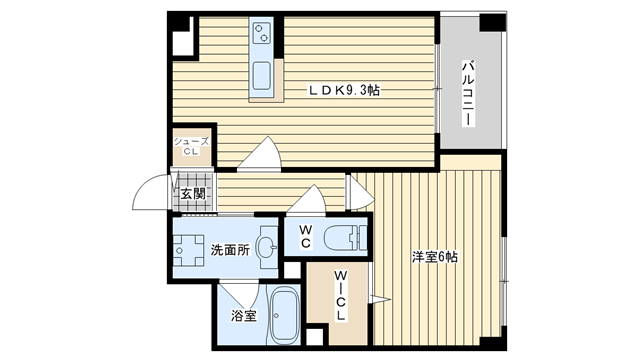 茨木市元町の賃貸物件間取画像