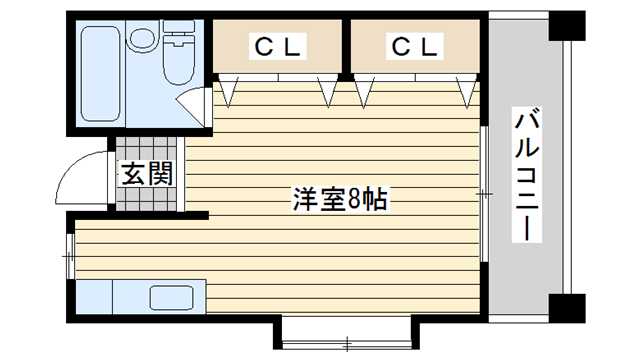 茨木市舟木町の賃貸物件間取画像