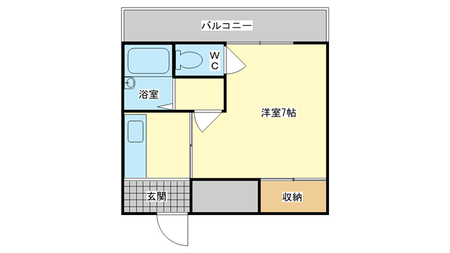 茨木市中総持寺町の賃貸物件間取画像