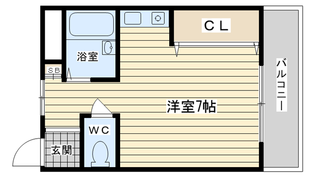 茨木市橋の内の賃貸物件間取画像