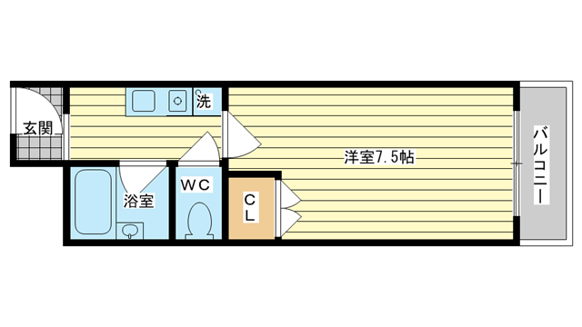 茨木市南春日丘の賃貸物件間取画像