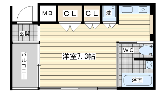 茨木市主原町の賃貸物件間取画像