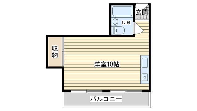 茨木市駅前の賃貸物件間取画像