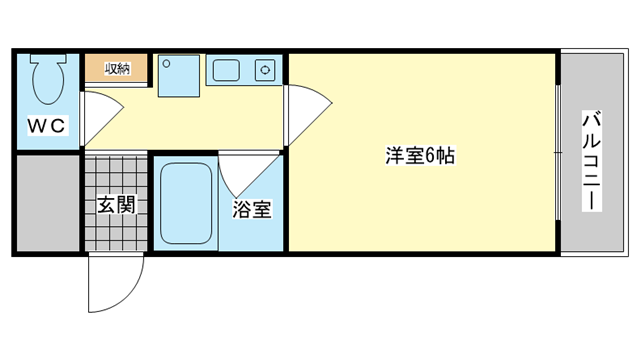 茨木市南春日丘の賃貸物件間取画像