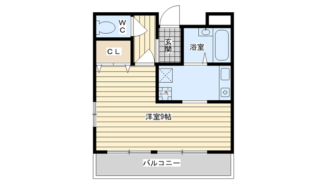 茨木市東奈良の賃貸物件間取画像