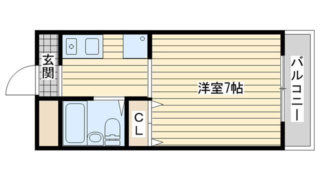 茨木市沢良宜西の賃貸物件間取画像