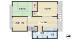 茨木市小柳町の賃貸物件間取画像