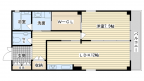 茨木市永代町の賃貸物件間取画像