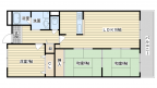 茨木市真砂の賃貸物件間取画像