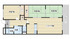 茨木市真砂の賃貸物件間取画像