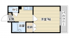 阪急京都線茨木市の賃貸物件間取画像