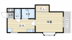 茨木市中村町の賃貸物件間取画像